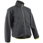 cvg_5FRO15000L FROGGY SÖTÉTSZÜRKE/LIME SZÍNŰ SOFTSHELL DZSEKI_L