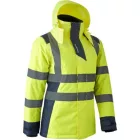 cvg_5HOR1602XL HORA FLUO NŐI TÉLIKABÁT SÁRGA/SÖTÉTKÉK_2XL
