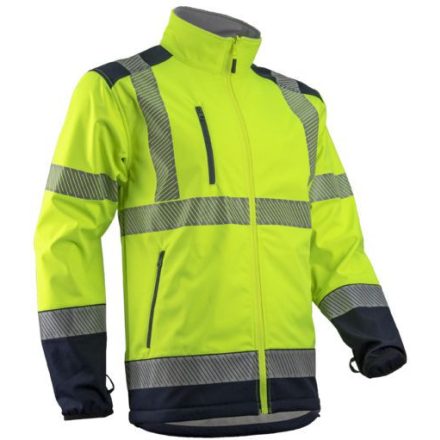 cvg_5KAS1603XL KAZAN KOMBINÁLHATÓ HI-VIZ SÁRGA SOFTSHELL FELSŐ_3XL