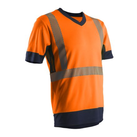 KOMO II HI-VIZ NARANCS RÖVID UJJÚ PÓLÓ CO/PES GRS_S