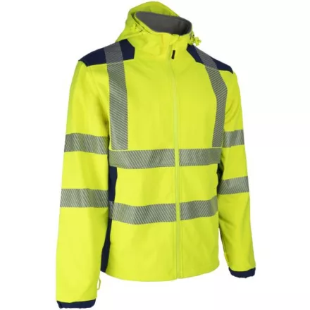 cvg_5NEB16R00M NEBULO FLUO SÁRGA/SÖTÉTKÉK SOFTSHELL KABÁT_M