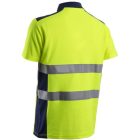 cvg_5OKI1600XL OKI FLUO SÁRGA/SÖTÉTKÉK RÖVID UJJÚ GALLÉROS PÓLÓ_XL