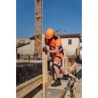 cvg_5OKI17000M OKI FLUO NARANCS/SÖTÉTKÉK RÖVID UJJÚ GALLÉROS PÓLÓ_M