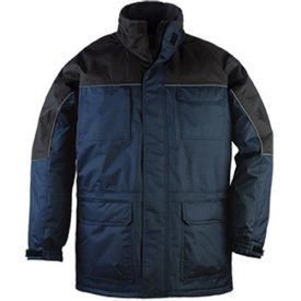 cvg_5RIPBL RIPSTOP KABÁT TENGERKÉK/FEKETE_L