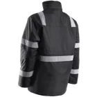 cvg_5SEC0102XL SECURITE FEKETE TÉLIKABÁT FÉNYVISSZAVERŐ CSÍKOKKAL_2XL