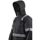 cvg_5SEC0102XL SECURITE FEKETE TÉLIKABÁT FÉNYVISSZAVERŐ CSÍKOKKAL_2XL