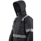 cvg_5SEC0103XL SECURITE FEKETE TÉLIKABÁT FÉNYVISSZAVERŐ CSÍKOKKAL_3XL