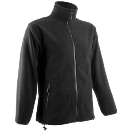 cvg_5VPONXXXXL POLÁR PULÓVER CIPZÁROS FEKETE_4XL