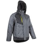cvg_5YUZ4500XL YUZU SZÜRKE-FEKETE RIPSTOP TÉLI KABÁT KAPUCNIVAL_XL