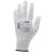 cvg_6019 FEHÉR PRECÍZIÓS POLIÉSZTER KESZTYŰ, PU MÁRTOTT TENYÉRREL_9