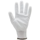 cvg_6019 FEHÉR PRECÍZIÓS POLIÉSZTER KESZTYŰ, PU MÁRTOTT TENYÉRREL_9