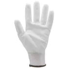 cvg_6020 FEHÉR PRECÍZIÓS POLIÉSZTER KESZTYŰ, PU MÁRTOTT TENYÉRREL_10