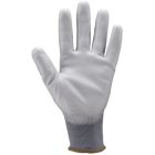 cvg_6030 SZÜRKE PRECÍZIÓS POLIÉSZTER KESZTYŰ, PU MÁRTOTT TENYÉRREL_10