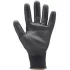cvg_6037 FEKETE PRECÍZIÓS POLIÉSZTER KESZTYŰ, PU MÁRTOTT TENYÉRREL_7