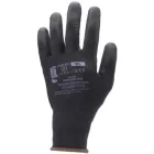 cvg_6040 FEKETE PRECÍZIÓS POLIÉSZTER KESZTYŰ, PU MÁRTOTT TENYÉRREL_10