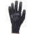 cvg_6042 FEKETE PRECÍZIÓS PE KESZTYŰ, PU MÁRTOTT TENYÉRREL_12 (csgt)