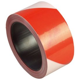 cvg_70010 JELZŐSZALAG 5CM/100M PIROS/FEHÉR