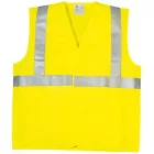 cvg_70206 FÉNYVISSZAVERŐ MELLÉNY FÜGGŐLEGES CSÍKKAL ECO- SÁRGA_XL