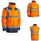 cvg_7KANOL KANATA 4/1 HI-VIZ NARANCS/KÉK PE KABÁT_L