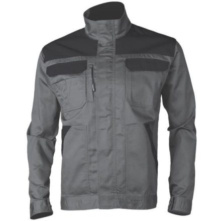 cvg_8COJGXXXL COMMANDER MUNKAKABÁT SÖTÉTSZÜRKE 100% PAMUT XXXL (csgt)