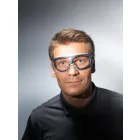 cvg_9175260 UVEX SKYGUARD SZEMÜVEG, KÉK/SZÜRKE KERET, VÍZTISZTA LENCSE