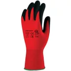 cvg_GAN1LACI08 MÁRTOTT FEKETE LATEX, PIROS TEXTIL KÉZHÁTTAL_8 (csgt)