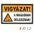 Vigyázat! A magasban dolgoznak! ÉL 1.2