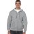 gi18600sp-s, GILDAN FULL ZIP (GI18600)  férfi pulóver poliészter/pamut zsebes végig zipzáras
