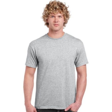 gi2000sp-s, GILDAN ULTRA COTTON? (GI2000) nyári rövid ujjú uniszex póló, környakas, Szürke/Sport