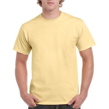 gi2000vg-s, GILDAN ULTRA COTTON? (GI2000) nyári rövid ujjú uniszex póló, környakas, Arany/Vegas