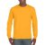 gi2400go-s, GILDAN ULTRA COTTON (GI2400) nyári hosszú ujjú uniszex póló, környakas, Arany/Gold