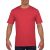 gi4100re-2xl, GILDAN (GI4100) nyári rövid ujjú férfi póló, környakas, Piros/Red színben,  méret: