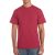 gi5000acy-s, GILDAN (GI5000) nyári rövid ujjú férfi póló, környakas, Cseresznyepiros/Antique