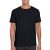 gi64000bl-xl, GILDAN (GI64000) nyári rövid ujjú férfi póló, környakas, Fekete/Black színben,