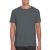 gi64000ch-xl, GILDAN (GI64000) nyári rövid ujjú férfi póló, környakas, Szürke/Charcoal színben,