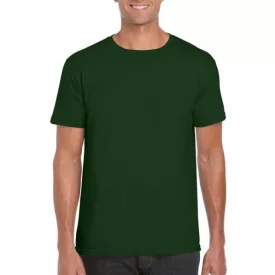   gi64000fo-xl, GILDAN (GI64000) nyári rövid ujjú férfi póló, környakas, Fenyzöld/Forest Green