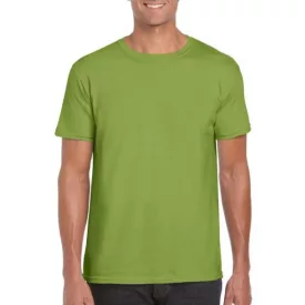   gi64000ki-2xl, GILDAN (GI64000) nyári rövid ujjú férfi póló, környakas, Kivi zöld/Kiwi színben,