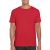 gi64000re-3xl, GILDAN (GI64000) nyári rövid ujjú férfi póló, környakas, Piros/Red színben,