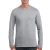 gi64400sp-s, GILDAN (GI64400) nyári hosszú ujjú férfi póló, környakas, Szürke/RS Sport Grey