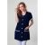 A VONALÚ NŐI KÖPENY, RÁNCOLT VÁLLAL, KESKENY CSIPKÉVEL 142