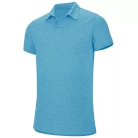   KARIBAN (KA207)nyári rövid ujjú férfi galléros póló poliészter/pamut testhez álló, Hanga trópusi kék/Tropical Blue Heather színben,  méret: XL, méret: XL, szín: Hanga trópusi kék/Tropical Blue Heather