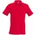 ka227re-s, KARIBAN (KA227)  férfi galléros póló, oldalvarrott, Piros/Red színben,  méret: S