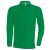 ka243kl-s, KARIBAN (KA243)  hosszú ujjú férfi galléros póló, oldalvarrott, Sötét zöld/Kelly Green