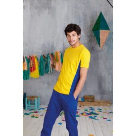   KARIBAN TIGER SHORT SLEEVE (KA340) nyári rövid ujjú féri póló, környakas oldalvarrott, Sötétkék/white/Navy/White színben,  méret: XXL, méret: XXL, szín: Sötétkék/white/Navy/White