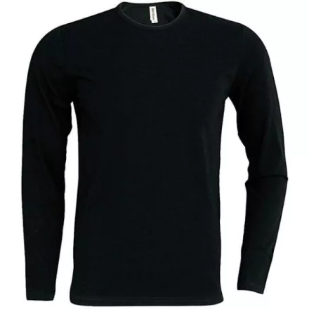 ka343bl-s, KARIBAN HELIOS MEN'S LONGSLEEVE (KA343) nyári hosszú ujjú férfi póló pamut/elasztán