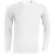 KARIBAN HELIOS MEN'S LONGSLEEVE (KA343) nyári hosszú ujjú férfi póló pamut/elasztán környakas testhez álló, Fehér/White színben,  méret: S, méret: S, szín: Fehér/White