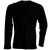 ka355bl-s, KARIBAN MEN'S LONG SLEEVE (KA355) nyári hosszú ujjú férfi póló V nyakú oldalvarrott