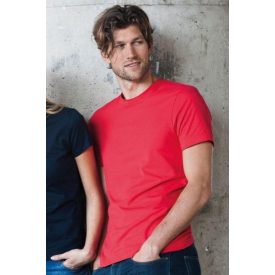   KARIBAN MEN'S SORT SLEEVE (KA356) nyári rövid ujjú férfi póló, környakas oldalvarrott, 100% Pamut