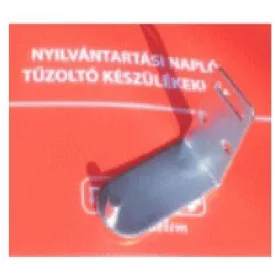 Tűzoltó készülék fali tartó L-alakú, felfüggesztő