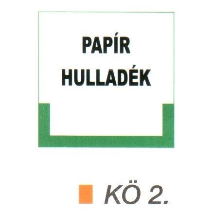 Papír hulladék kö 2.